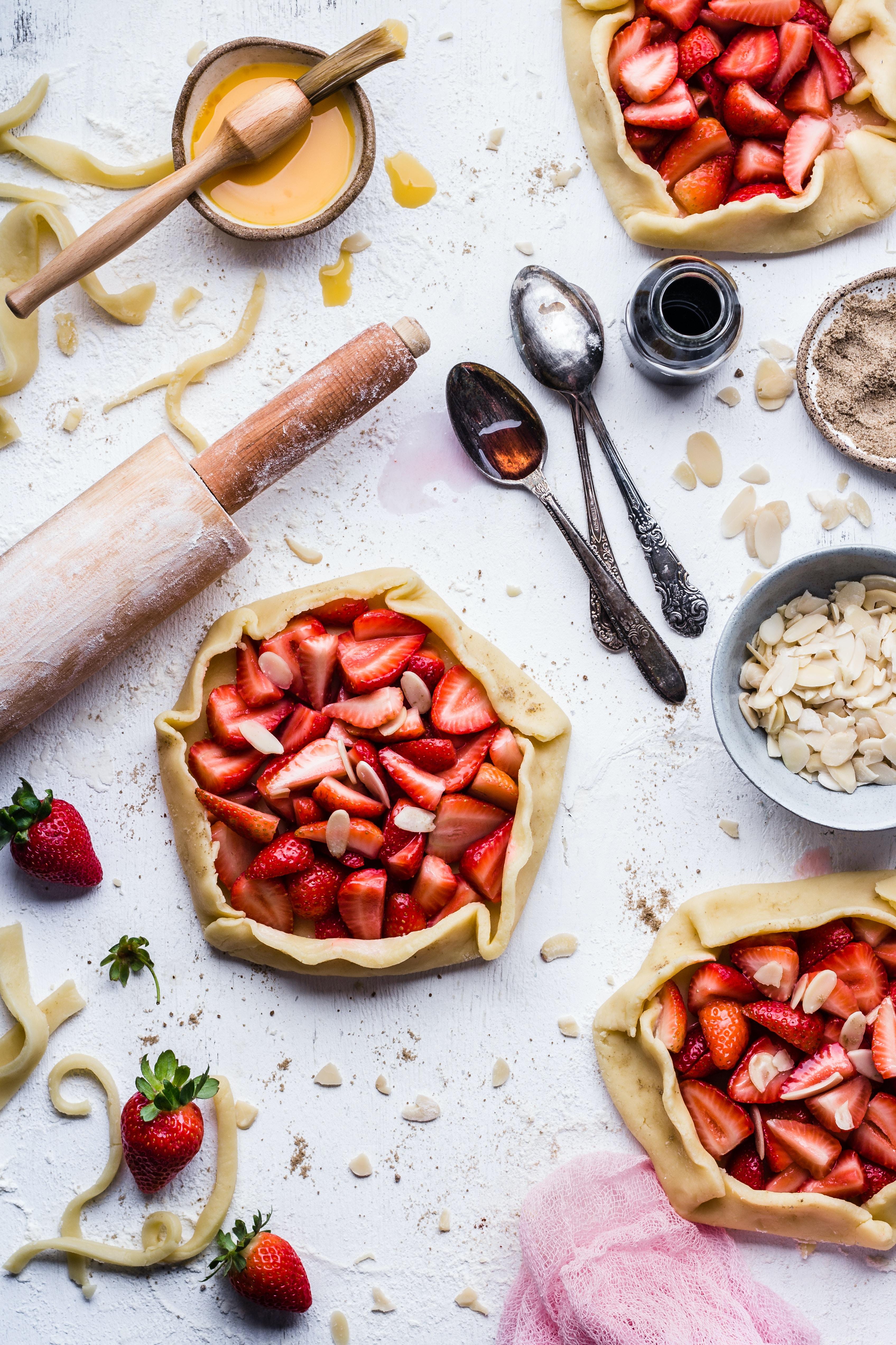 Photo du plat Tartelettes au chocolat et aux fraises