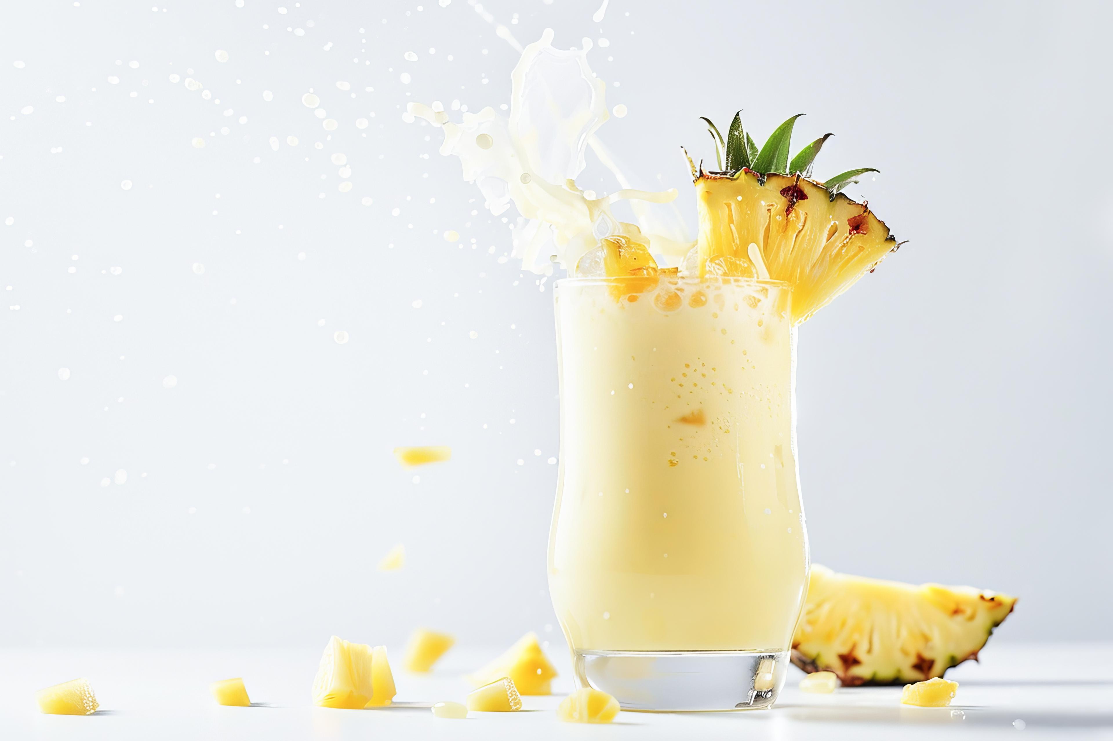 Photo du plat Smoothie ananas et vanille