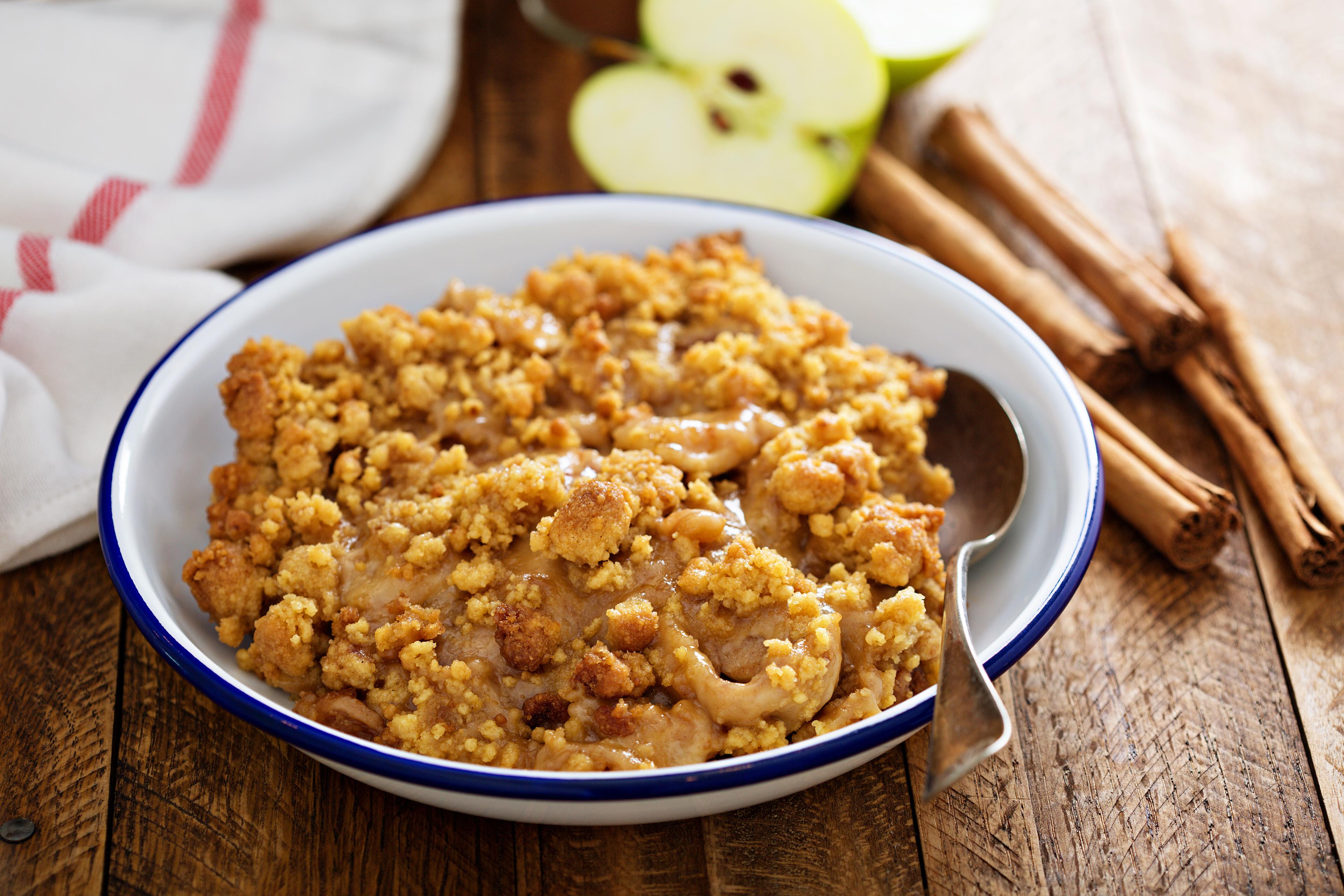 Photo du plat Crumble aux pommes